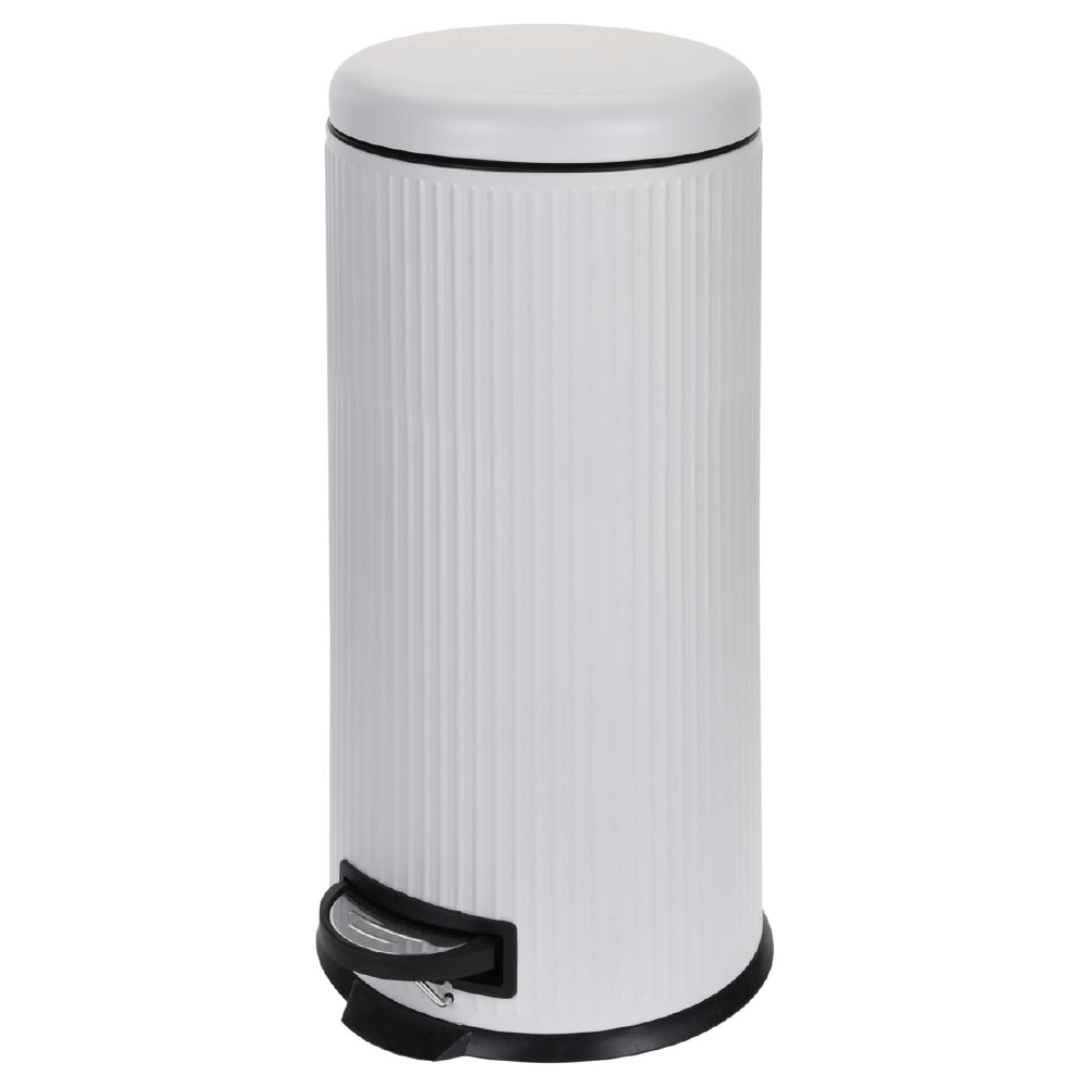 Basurero con Pedal 30L White Soft Close 1 un