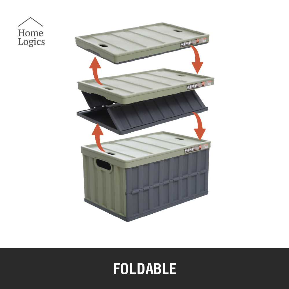 Caja Almacenaje Collapsible Green Home Logics 1 un