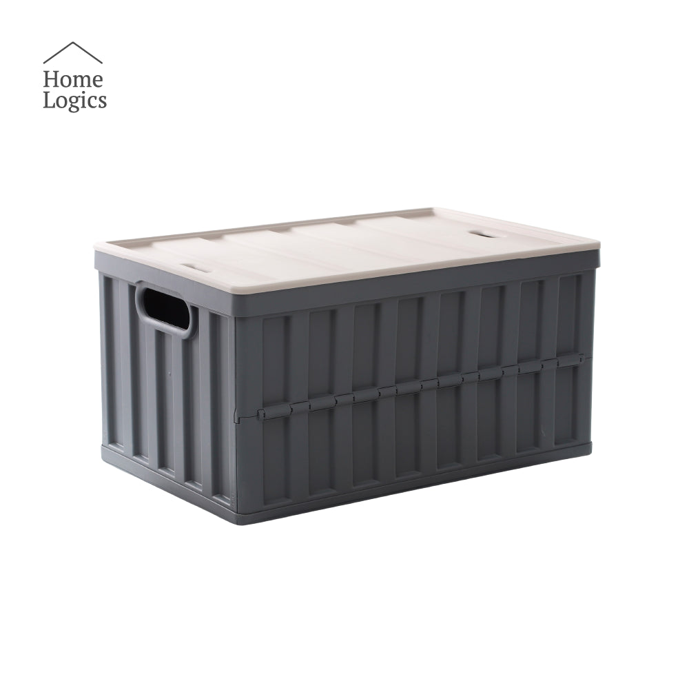 Caja Almacenaje Collapsible Light Gray Home Logics 1 un