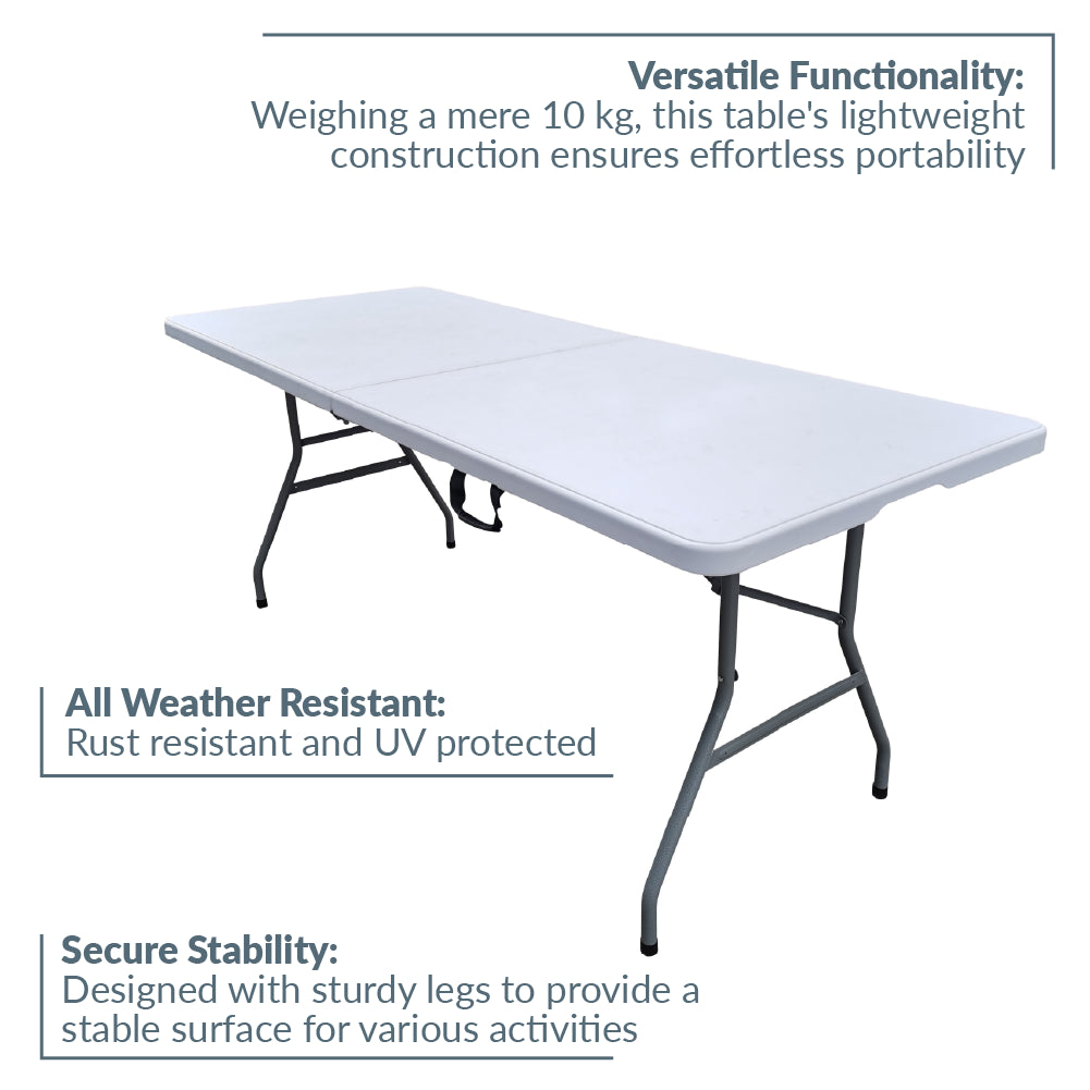 Mesa Multiuso Plegable 182 cm Canberra