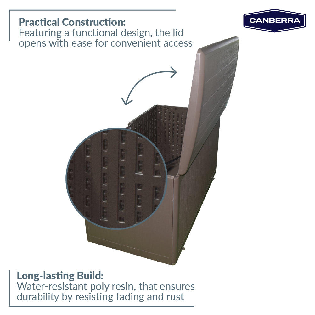 Baúl de Almacenamiento Exteriores 397 L Canberra 1 un