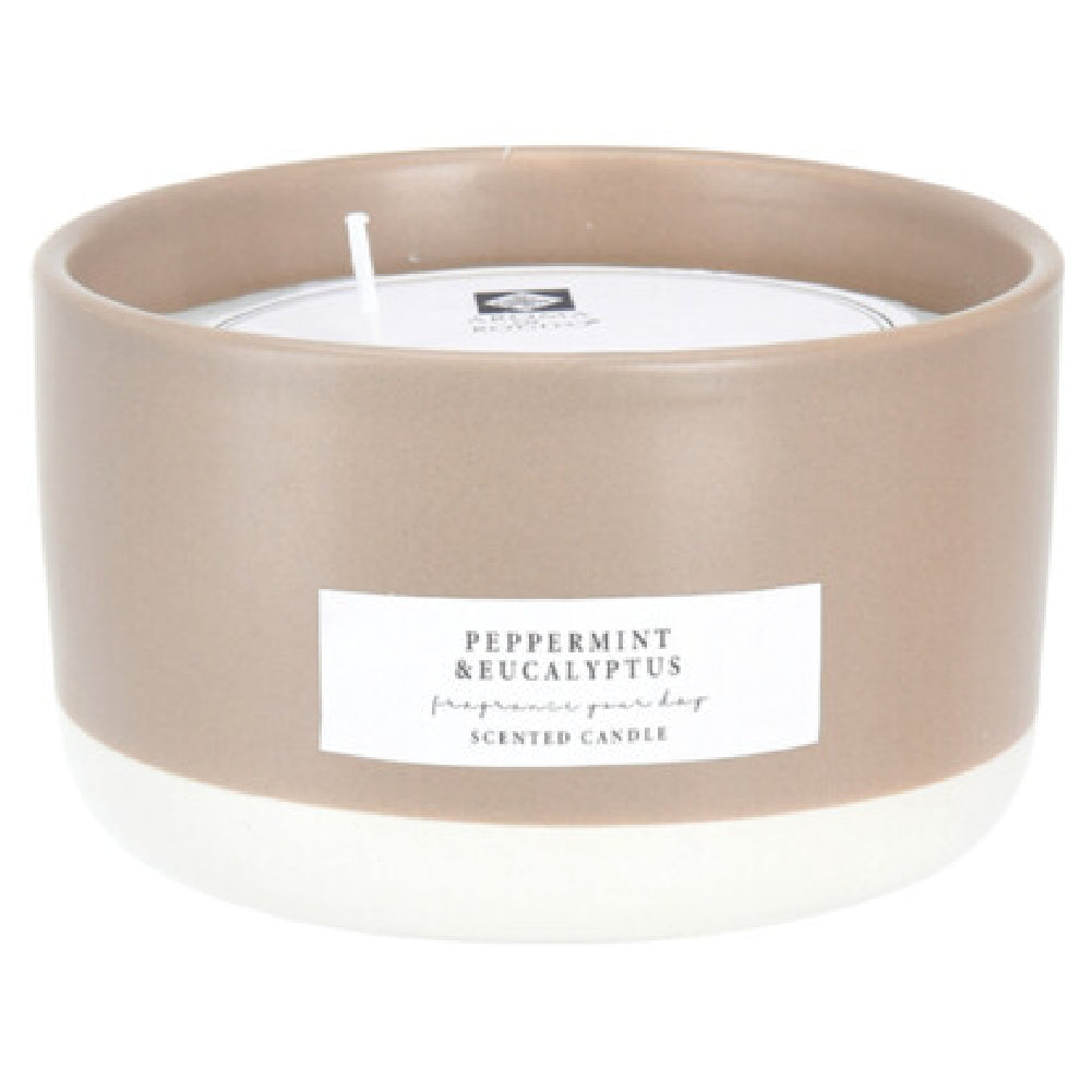 Vela Peppermint Eucalyptus Cerámica M Home & Styling 1 un