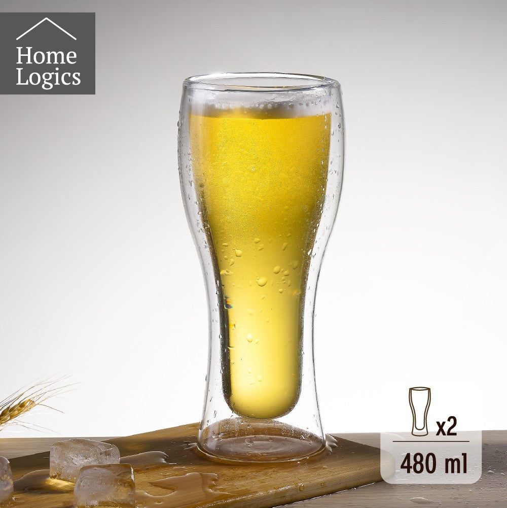 Set 2 Vasos Cerveza 480 ml Home Logics 2 un