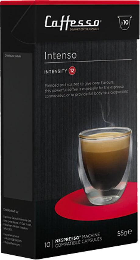 Cápsulas de Café Intenso para Nespresso Caffesso 10 x 10 un