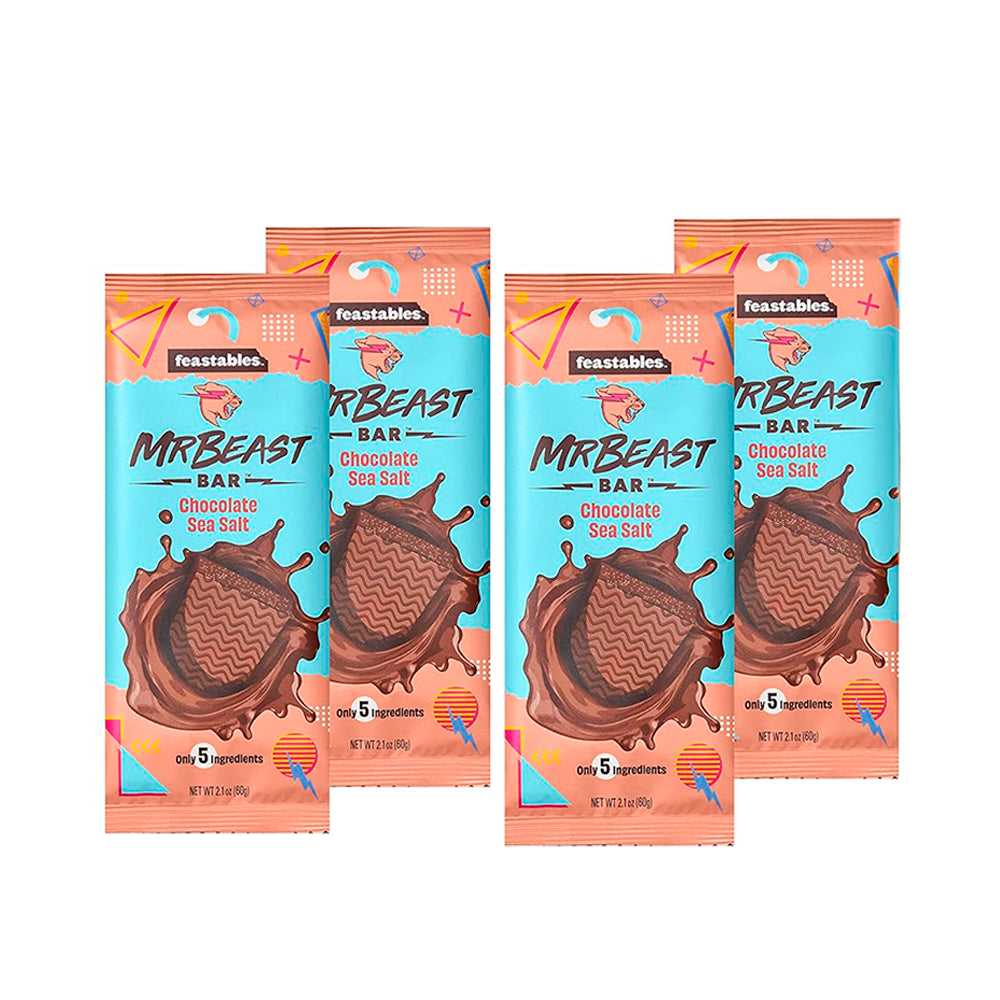 Barrita Mr. Beast Chocolate Sal de Mar Feastables 60 g