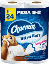 Papel Higiénico Mega Rollo Soft Charmin 6 un