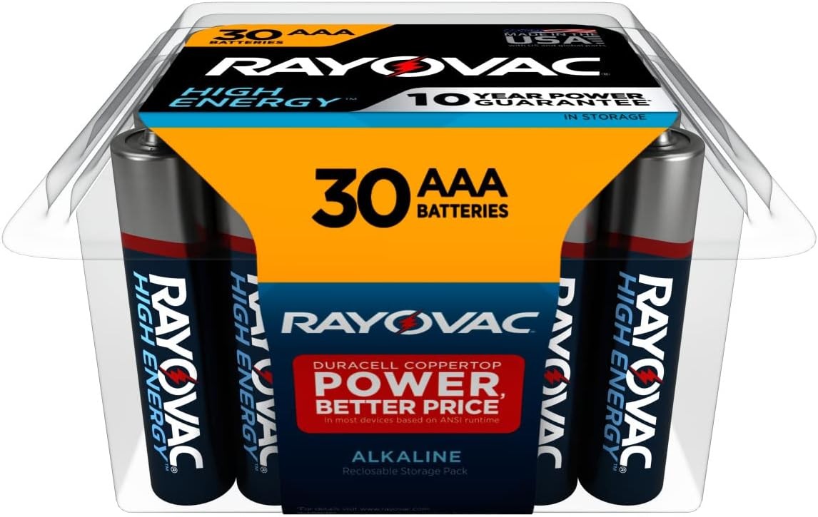 Pilas Alcalinas AAA30 Rayovac 30 un