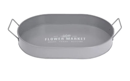 Bandeja Flower Market Gray Grande 1 un