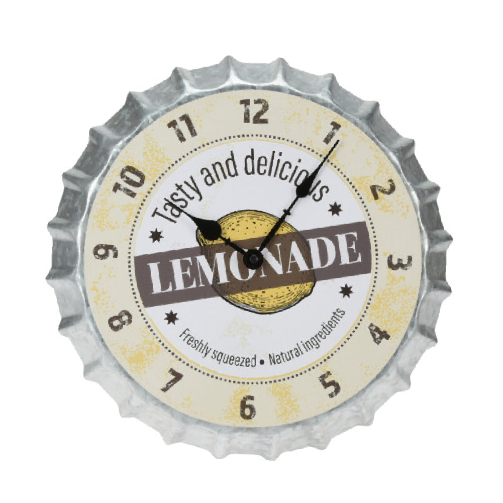 Reloj de Pared Metal Vintage Lemonade 1 un