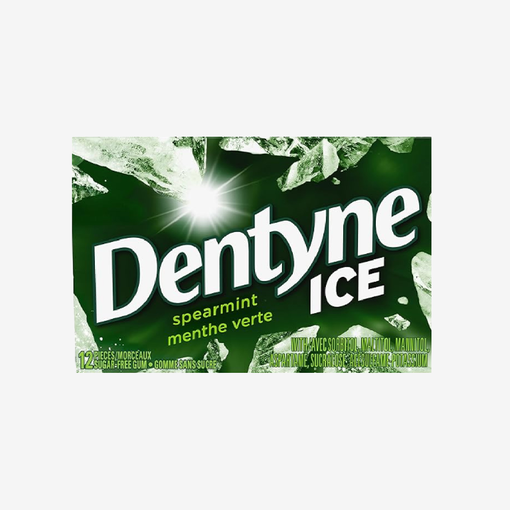 Chicles Ice sin Azúcar Spearmint Dentyne 12 un