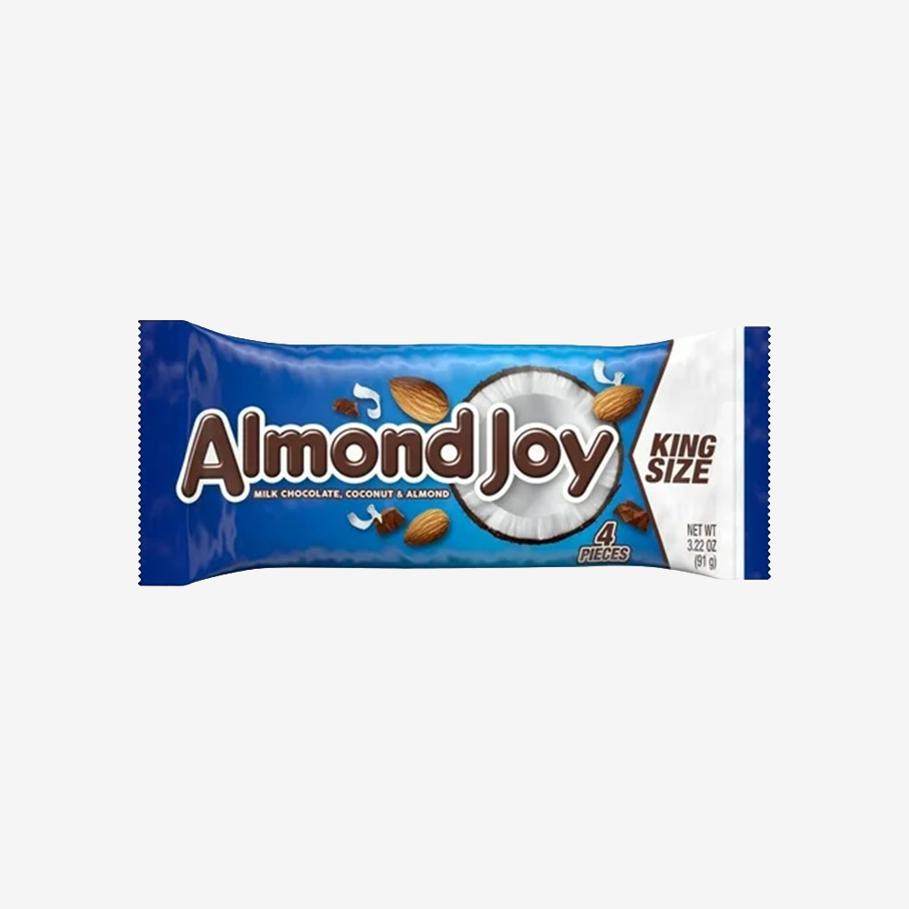 Barritas de Coco y Almendras Bañadas en Chocolate King Almond Joy 91 g