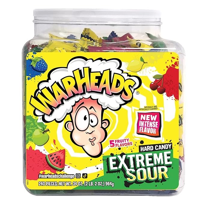 Caramelos Duros Warheads 964 g