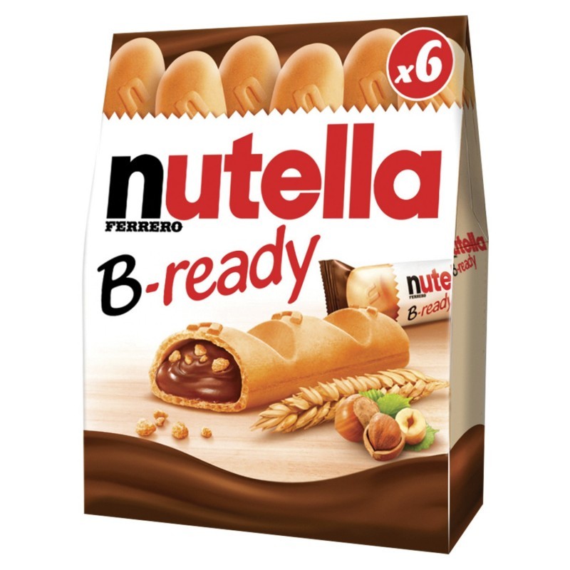 Obleas B-Ready Nutella 132 g