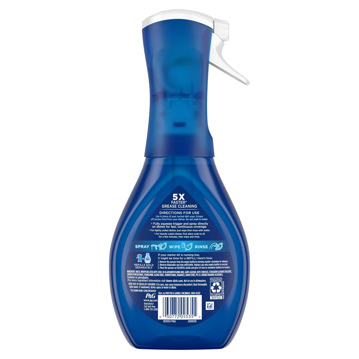 Lavalozas en Spray Platinum Powerwash Limón Dawn 473 ml