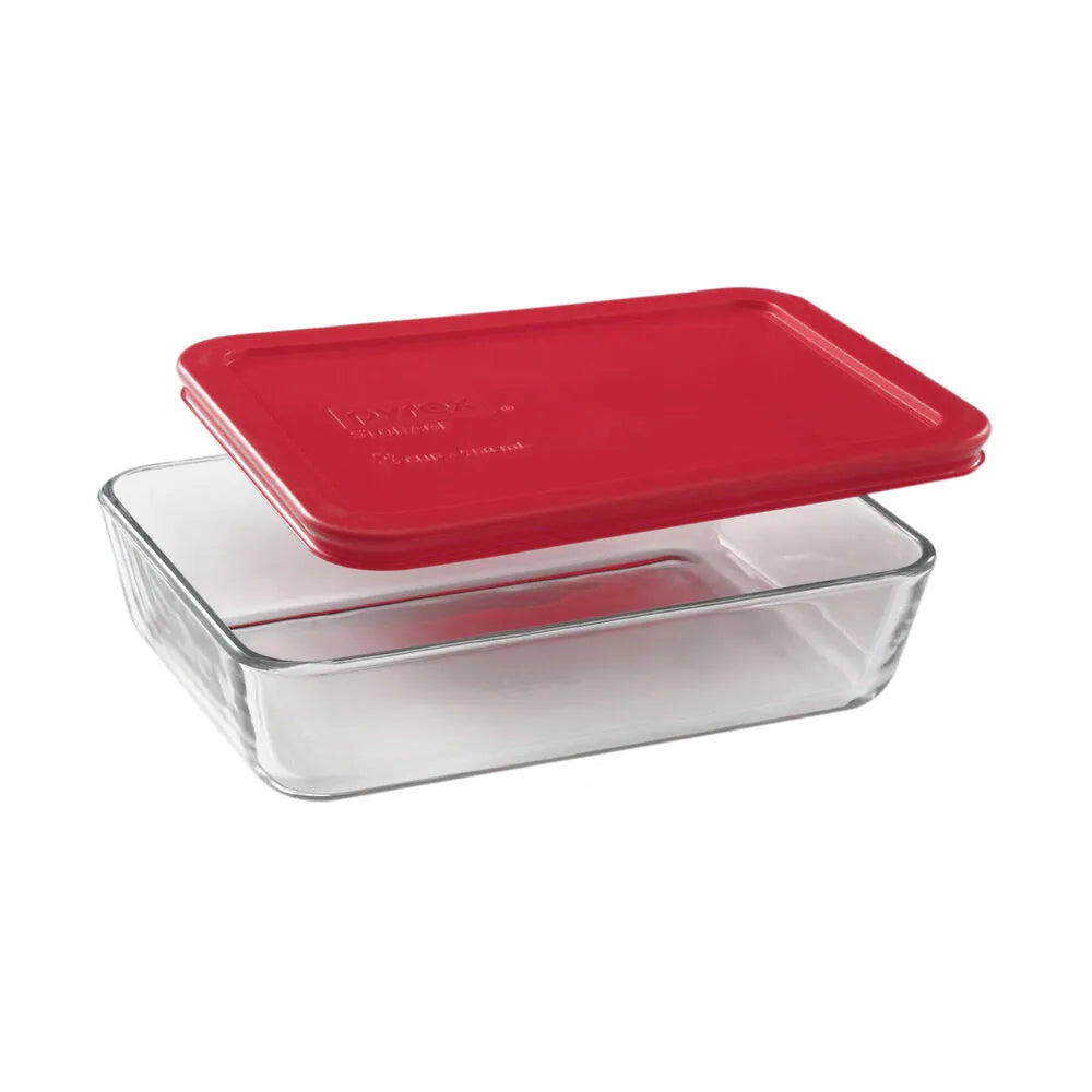 Contenedor Hermético con Tapa Rect 3C Pyrex 1 un