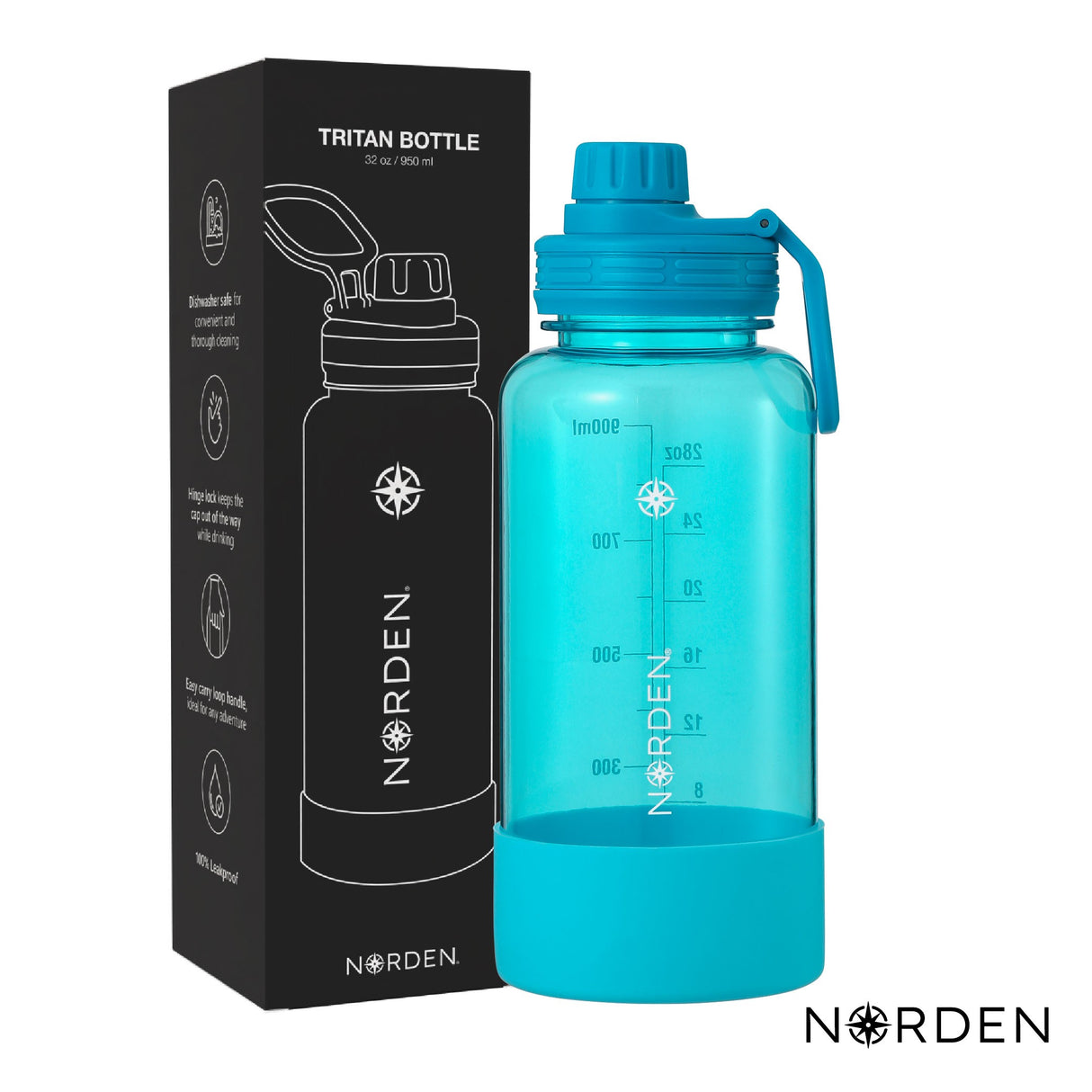 Botella Tritan Light Blue 950 ml Norden