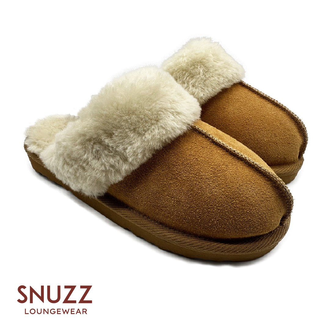 Pantuflas Mujer Bergen Brown Snuzz 1 un