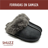 Pantuflas Mujer Bergen Gray Snuzz 1 un