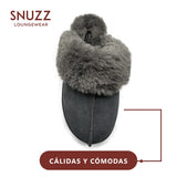 Pantuflas Mujer Bergen Gray Snuzz 1 un