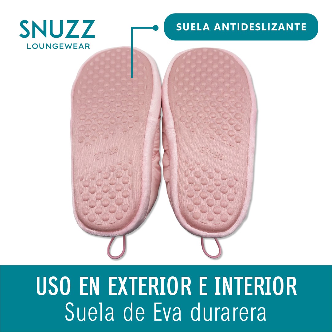 Pantuflas Niños Malmo Pink Snuzz 1 un