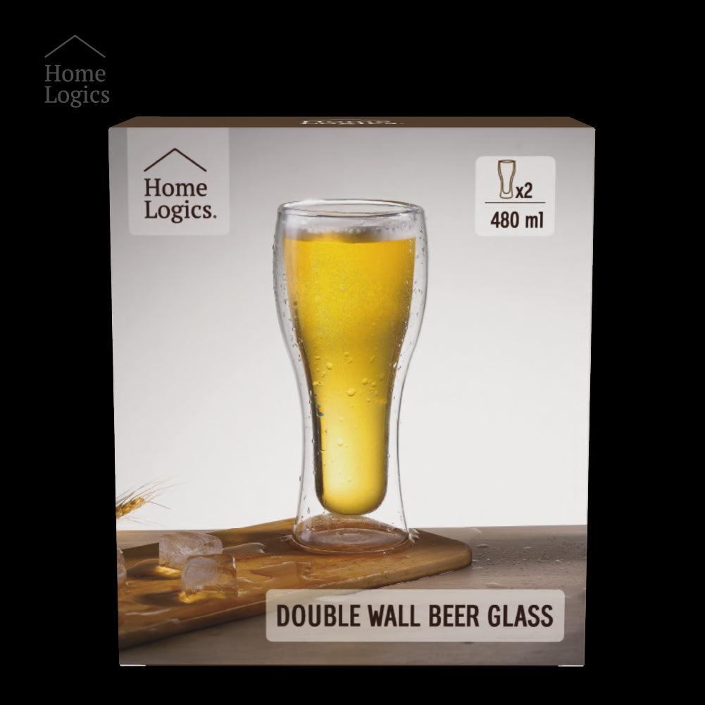 Set 2 Vasos Cerveza 480 ml Home Logics 2 un