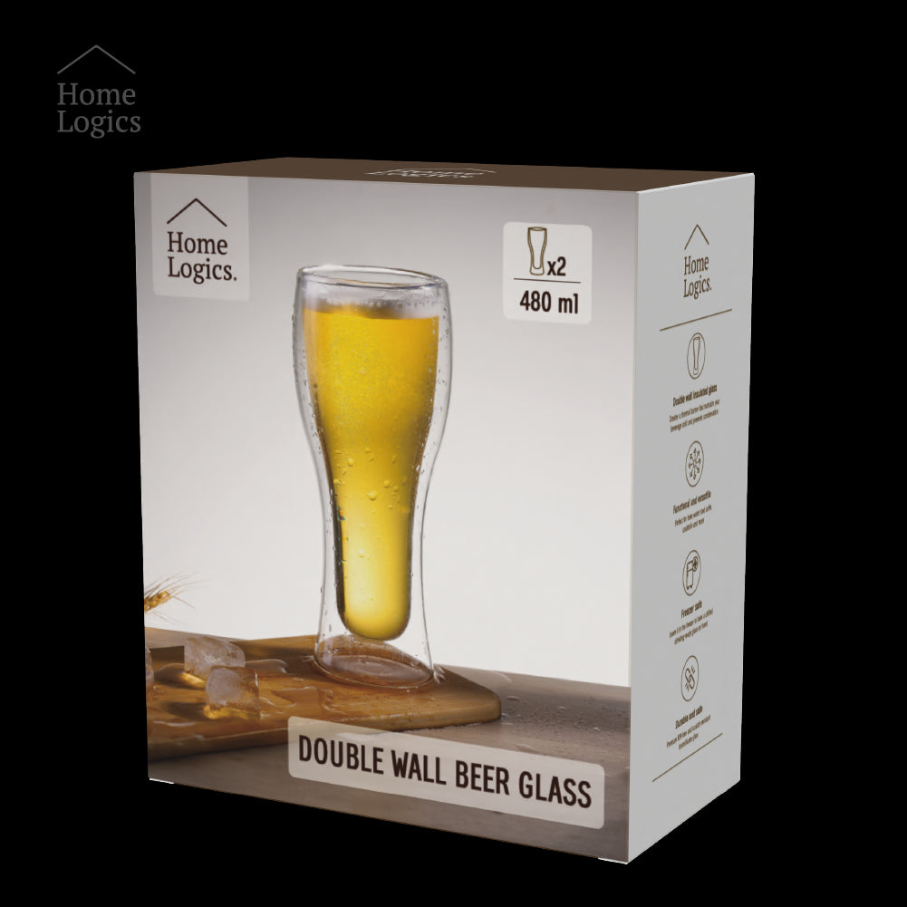 Set 2 Vasos Cerveza 480 ml Home Logics 2 un