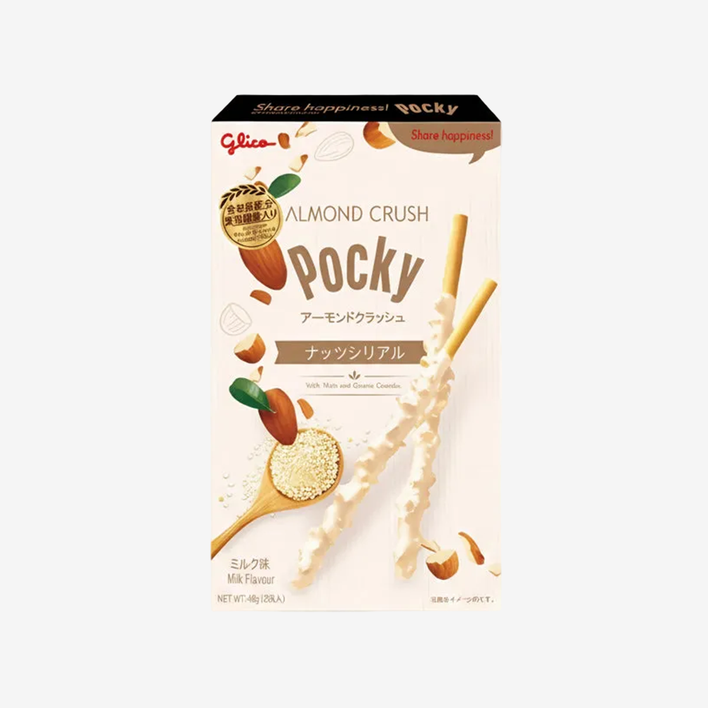 Pocky Crunch Chocolate y Almendras Glico 48 g