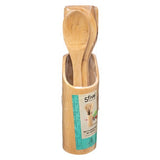 Set 4 Utensilios Cocina con Contenedor Madera 5five 1 un