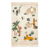 Alfombra Yute Map Jungle 100 x 150 Atmosphera Kids