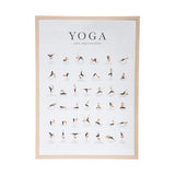 Poster Yoga Enmarcado 52 x 72 cm Atmosphera