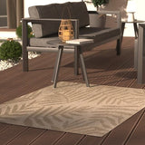 Alfombra Exterior Interior Beige 120 x 170 Atmosphera