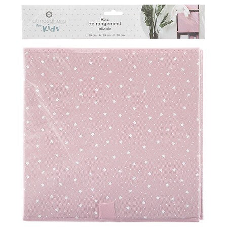 Caja Almacenamiento Pink Star 29 x 29 Atmosphera Kids