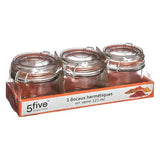 Set 3 Frascos Herméticos Orange 325 ml 5five 1 un