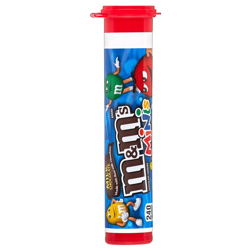 Chocolates Minis Mega Tube M&M's 24 un x 50 g