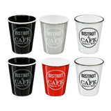 Set 6 Tazas Espresso Bistrot 100 ml SG 1 un