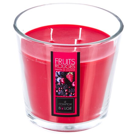 Vela Nina en Vidrio Frutos Rojos 500g Atmosphera