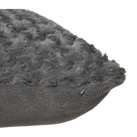 Cojín Fake Fur Dark Gray 45 x 45 Atmosphera