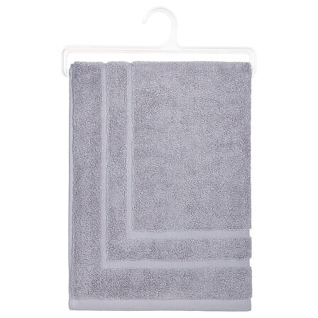 Toalla Piso baño 50 x 70 cm Algodón Gris Claro Atmosphera 1 un