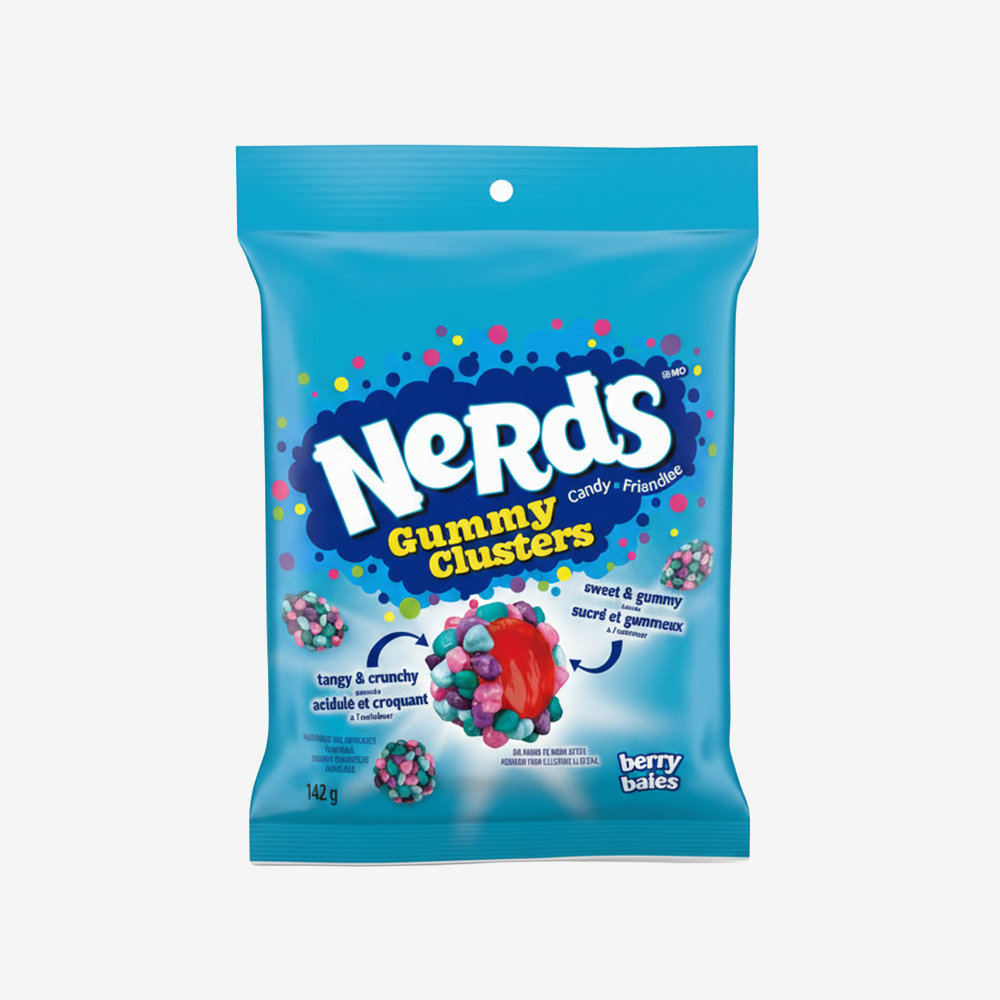 Gomitas Gummy Clusters Very Berry Nerds 142 g