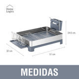 Secador Platos Acero Inoxidable Home Logics 1 un