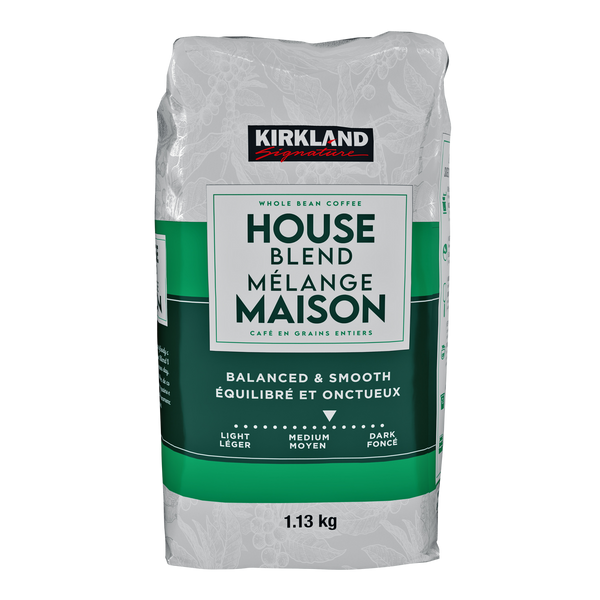 Café House Blend Grano Entero Kirkland 1.13 kg