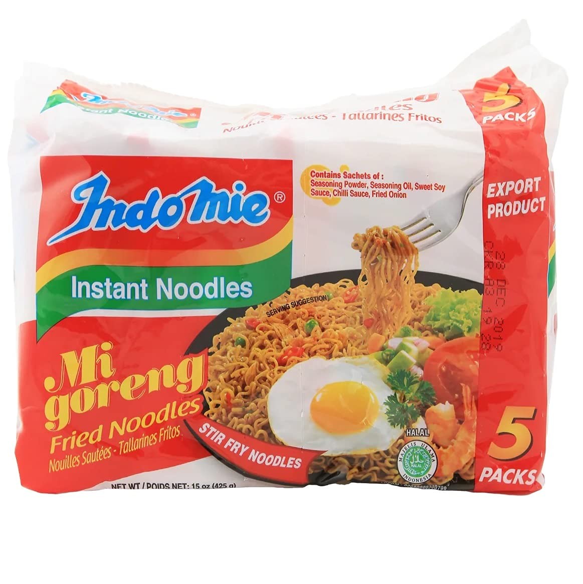 Fideos Instantáneos Mi Goreng Indomie 5 un x 85 g