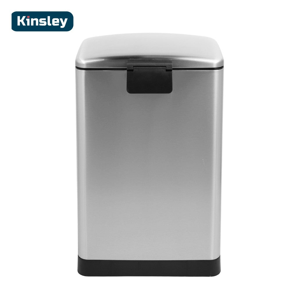 Basurero con Pedal Acero Inoxidable 40L Kinsley 1 un