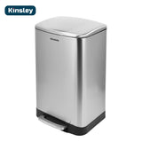 Basurero con Pedal Acero Inoxidable 40L Kinsley 1 un