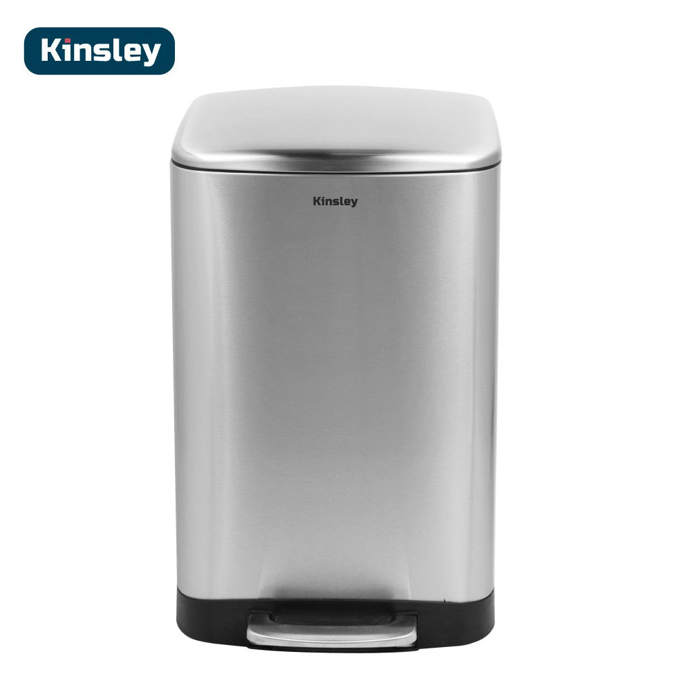 Basurero con Pedal Acero Inoxidable 40L Kinsley 1 un