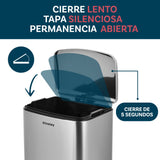 Basurero con Pedal Acero Inoxidable 40L Kinsley 1 un