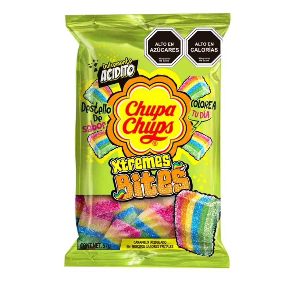 Gomitas Aciditas Xtreme Bites Chupa Chups 57 g