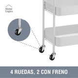 Carrito Multifuncional 4 Niveles White Home Logics 1 un