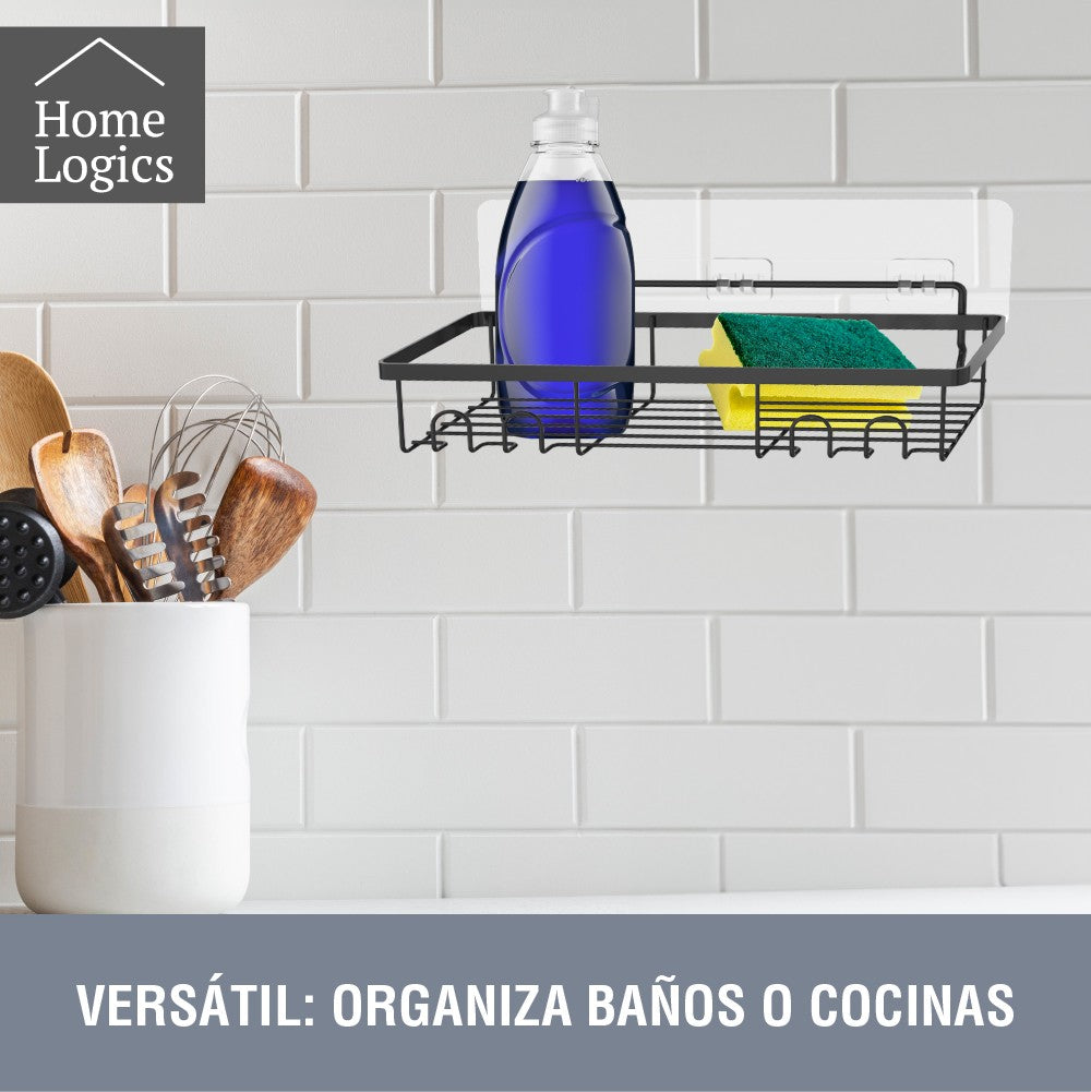 Organizador Ducha Adhesivo Set 4 Home Logics 1 un