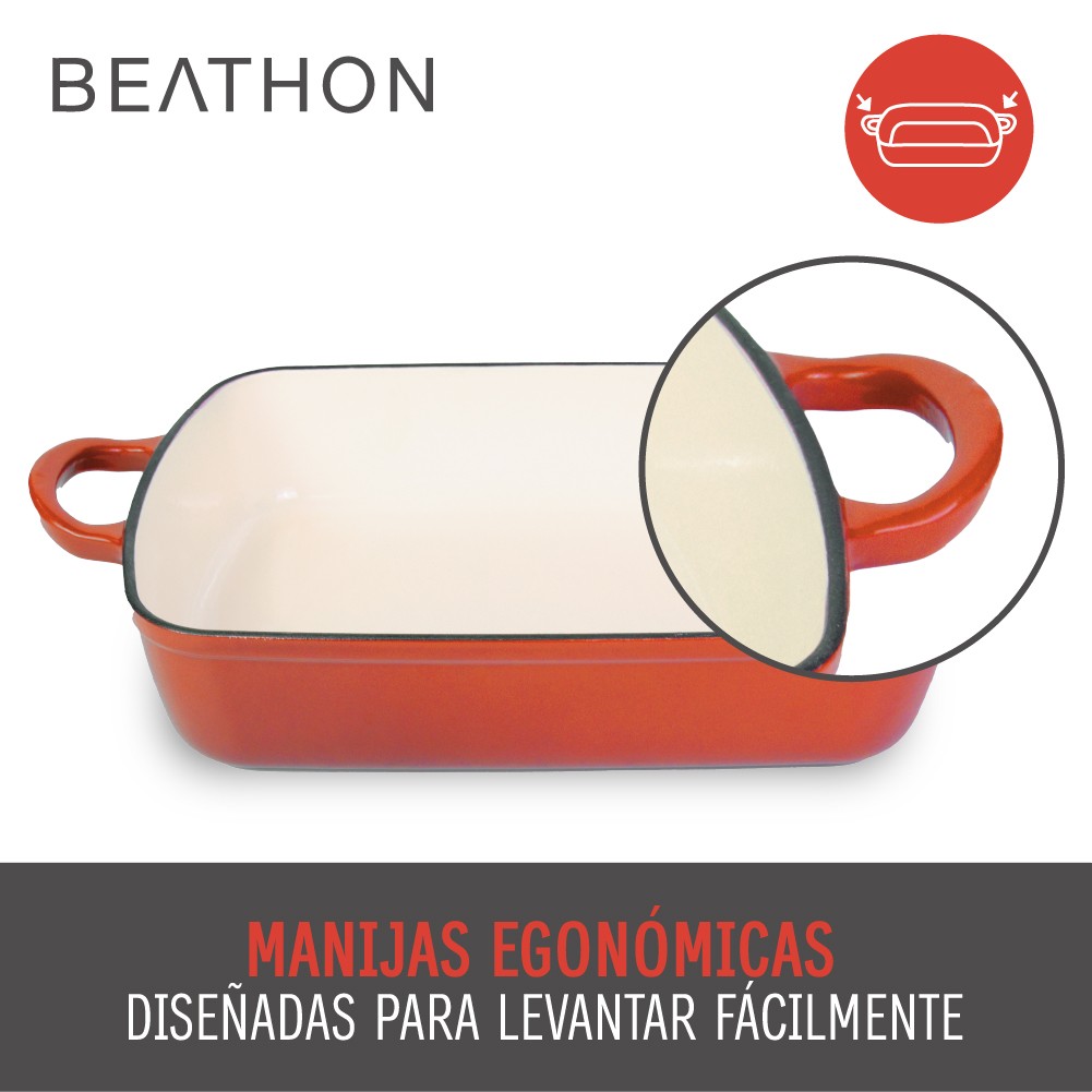 Fuente para Horno Hierro Forjado Red Beathon 1 un